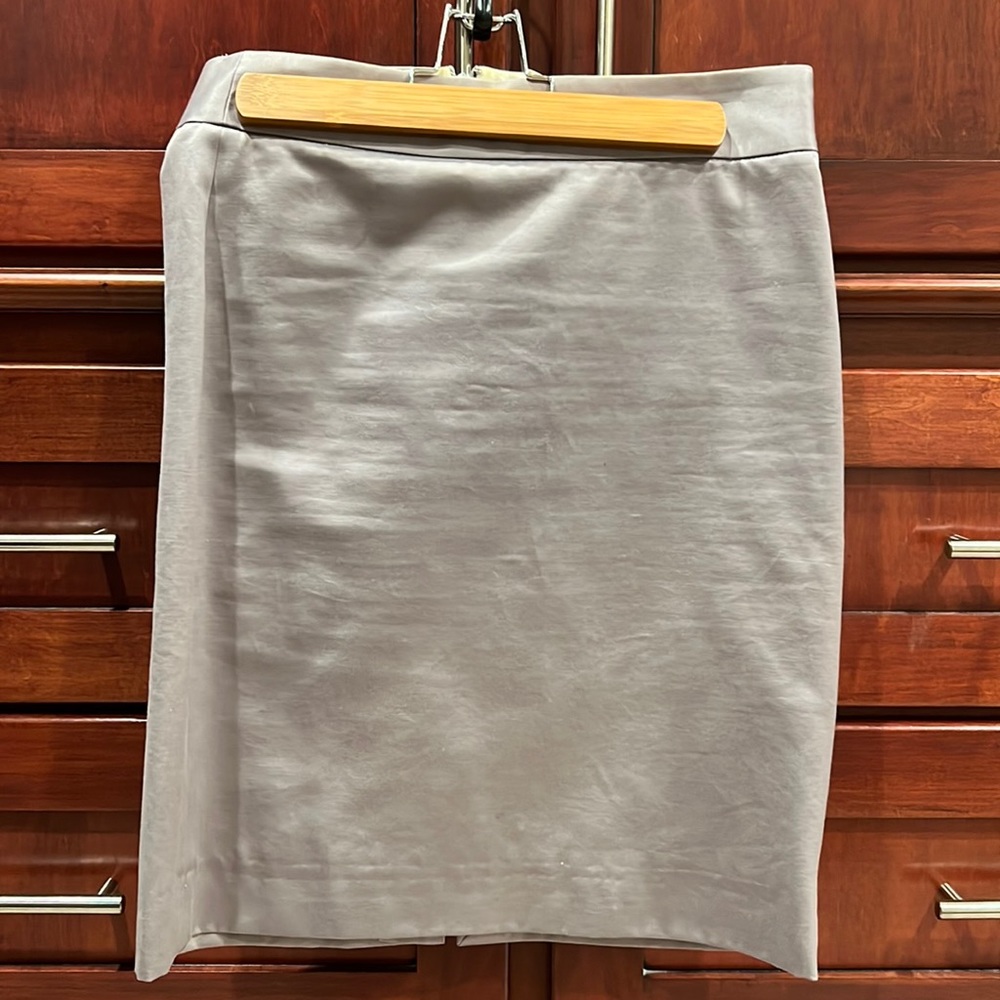J crew sz2 grey pencil skirt